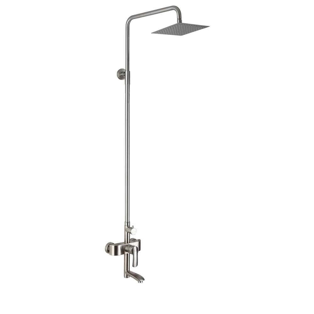 Ztrends Winnekenne Outdoor Shower With Exposed Pipes In 304 Stainless