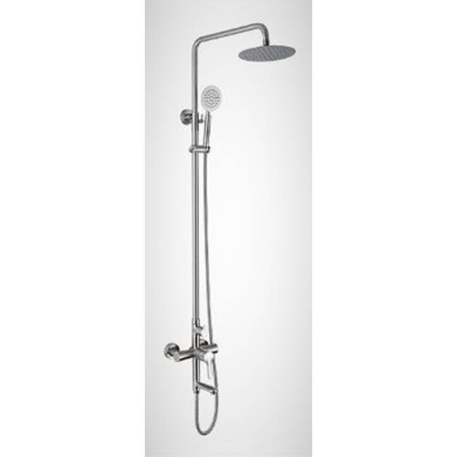 Ztrends Carol Cliff Outdoor Shower With Exposed Pipes In 304 Stainless